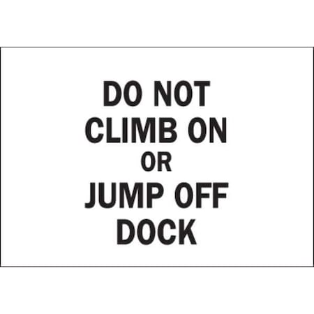 Safety Sign, Plastic, 14 in W x 10 in H MPN:34GJ57
