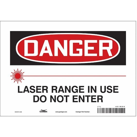 Safety Sign, 7 in Height, 10 in Width, Vinyl, Vertical Rectangle, English, 451R96 MPN:451R96