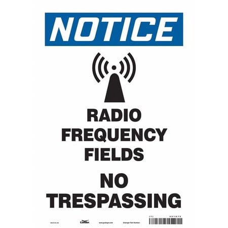 Safety Sign, 14 in Height, 10 in Width, Vinyl, Vertical Rectangle, English MPN:451X75