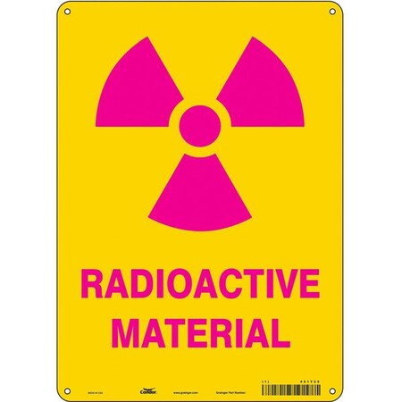 Safety Sign, 14 in Height, 10 in Width, Vinyl, Vertical Rectangle, English, 451Y25 MPN:451Y25