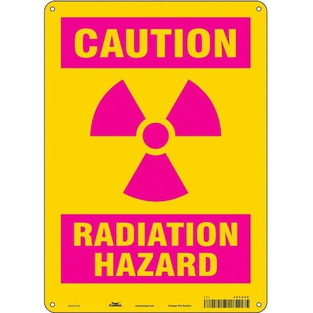 Safety Sign, 14 in Height, 10 in Width, Polyethylene, Vertical Rectangle, English, 452A08 MPN:452A08