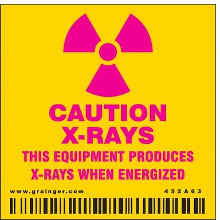 Safety Sign, 2 1/4 in H, 2 1/4 in W, Vinyl, Square, 452A63 MPN:452A63