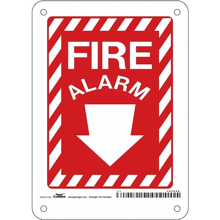 Safety Sign, 7 in Height, 5 in Width, Polyethylene, Vertical Rectangle, English MPN:465N89