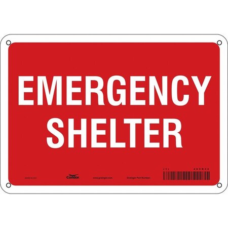 Safety Sign, 7 in Height, 10 in Width, Polyethylene, Vertical Rectangle, English MPN:465R32
