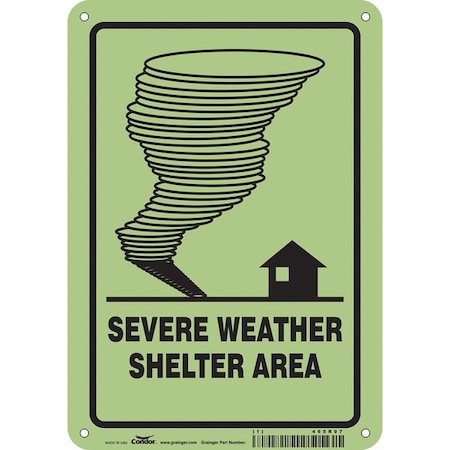 Safety Sign, 10 in Height, 7 in Width, Polyethylene, Horizontal Rectangle, English MPN:465R97
