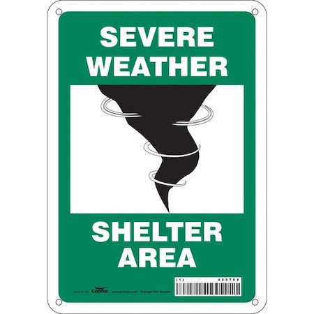 Safety Sign, 10 in Height, 7 in Width, Vinyl, Horizontal Rectangle, English MPN:465T08