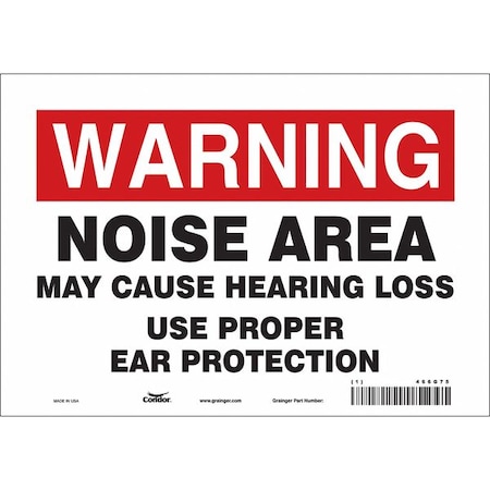 Safety Sign, 7 in Height, 10 in Width, Vinyl, Vertical Rectangle, English, 466G75 MPN:466G75