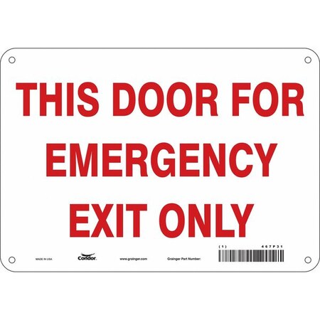Exit Sign, Plastic, 10