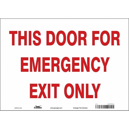 Exit Sign, Vinyl, 14