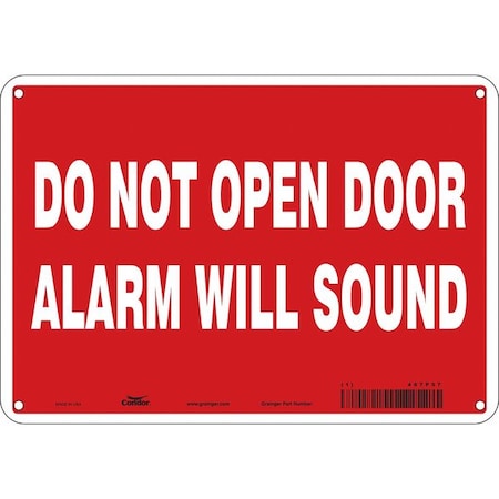 Exit Sign, Aluminum, 10