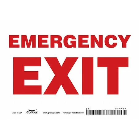 Exit Sign, Vinyl, 7