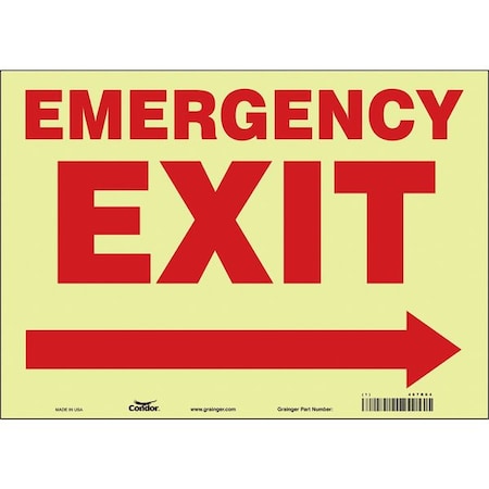 Exit Sign, Vinyl, 14
