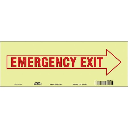 Exit Sign, Vinyl, 14
