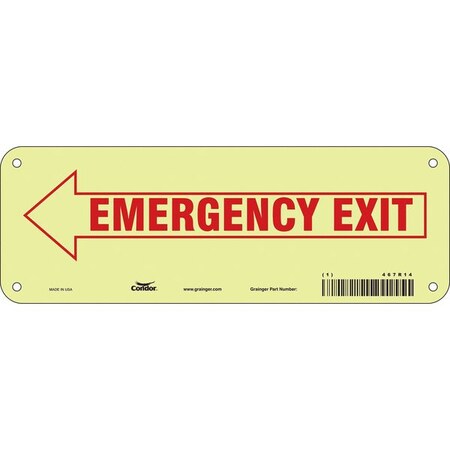 Exit Sign, Plastic, 10