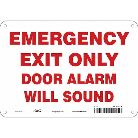 Exit Sign, Plastic, 10