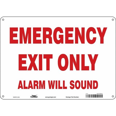 Exit Sign, Fiberglass, 14