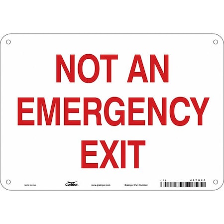 Exit Sign, Plastic, 10