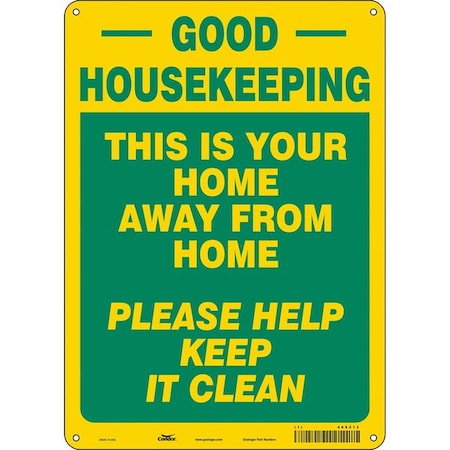THIS IS YOUR HOME AWAY FROM HOME PLEASE KEEP IT CLEAN, 10 in W x 14 in H, Vertical Rectangle, 468Z13 MPN:468Z13