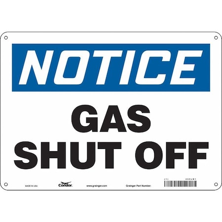 SAFETY SIGN FIRE AND EMERGENCY, 10 in Height, 14 in Width, Polyethylene, Horizontal Rectangle MPN:469J81
