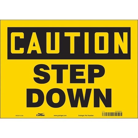 Safety Sign, 10 in Height, 14 in Width, Vinyl, Horizontal Rectangle, English, 469R04 MPN:469R04