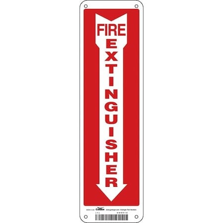 Safety Sign, 14 in Height, 4 in Width, Aluminum, Horizontal Rectangle, English MPN:469V14
