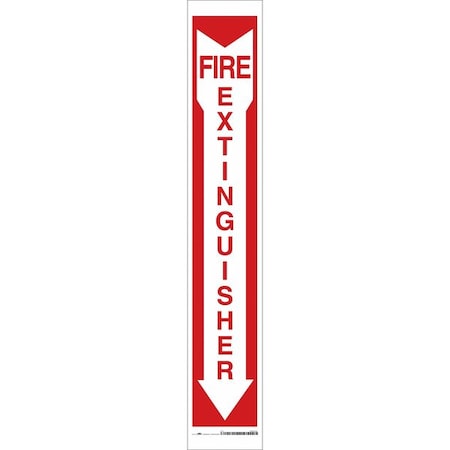 Safety Sign, 24 in Height, 4 in Width, Vinyl, Horizontal Rectangle, English MPN:469V43