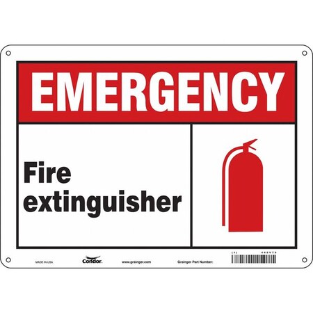 Safety Sign, 10 in Height, 14 in Width, Glow Vinyl, Horizontal Rectangle, English MPN:469V79