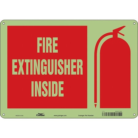 Safety Sign, 10 in Height, 14 in Width, Polyethylene, Horizontal Rectangle, English MPN:469Y92