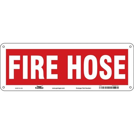 Safety Sign, 5 in Height, 14 in Width, Glow Vinyl, Vertical Rectangle, English MPN:469Z17