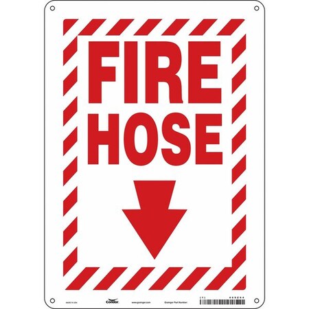 Safety Sign, 14 in Height, 10 in Width, Aluminum, Vertical Rectangle, English MPN:469Z64