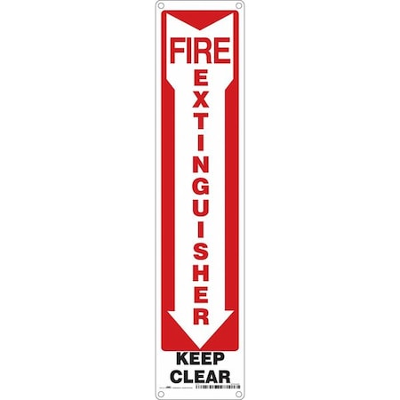 Safety Sign, 18 in Height, 4 in Width, Polyethylene, Horizontal Rectangle, English MPN:470A29
