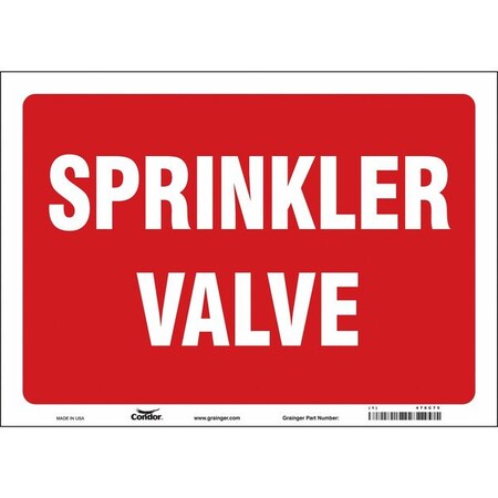 Safety Sign, 10 in Height, 14 in Width, Vinyl, Horizontal Rectangle, English MPN:470C75