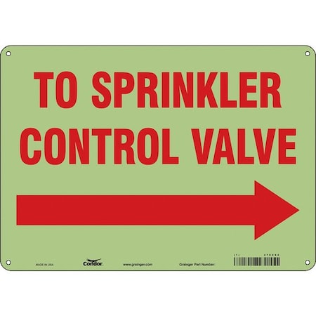 Safety Sign, 10 in Height, 14 in Width, Polyethylene, Horizontal Rectangle, English MPN:470C94