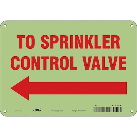 Safety Sign, 7 in Height, 10 in Width, Polyethylene, Vertical Rectangle, English MPN:470D04