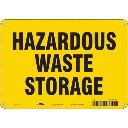 Safety Sign, 7 in Height, 10 in Width, Aluminum, Vertical Rectangle, English, 470D82 MPN:470D82