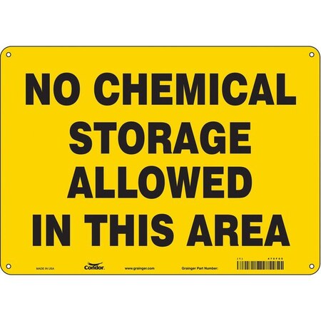 Safety Sign, 10 in Height, 14 in Width, Aluminum, Horizontal Rectangle, English, 470F05 MPN:470F05