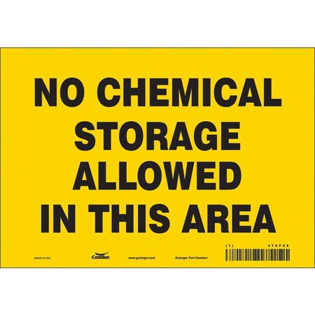 Safety Sign, 7 in Height, 10 in Width, Vinyl, Vertical Rectangle, English, 470F08 MPN:470F08