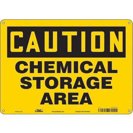 Safety Sign, 10 in Height, 14 in Width, Aluminum, Horizontal Rectangle, English, 470F24 MPN:470F24