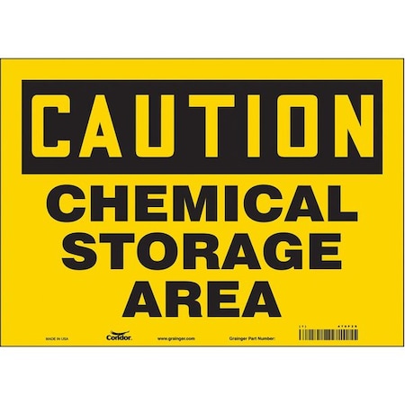 Safety Sign, 10 in Height, 14 in Width, Vinyl, Horizontal Rectangle, English, 470F29 MPN:470F29