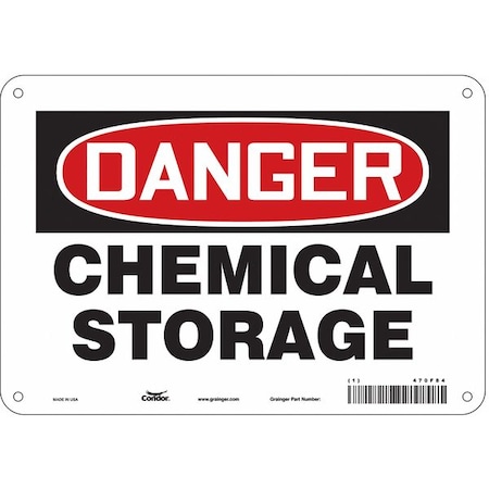Safety Sign, 7 in Height, 10 in Width, Aluminum, Vertical Rectangle, English, 470F84 MPN:470F84