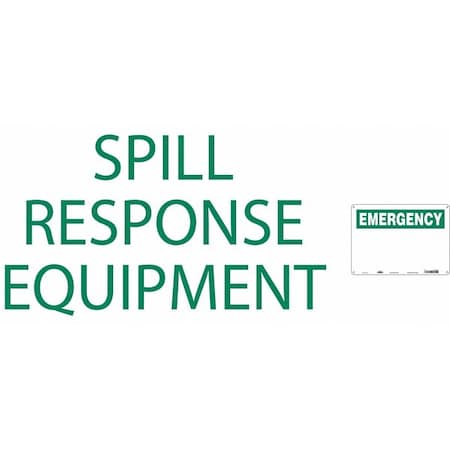 Spill Response Equipment, 14 in W x 10 in H, Horizontal Rectangle, Polyethylene, 470N04 MPN:470N04