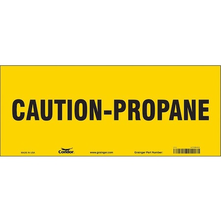 Safety Sign, 7 in H, 17 in W, Vinyl, Vertical Rectangle, English, 470R02 MPN:470R02