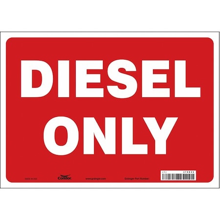 Safety Sign, 10 in Height, 14 in Width, Vinyl, Horizontal Rectangle, English, 470R29 MPN:470R29