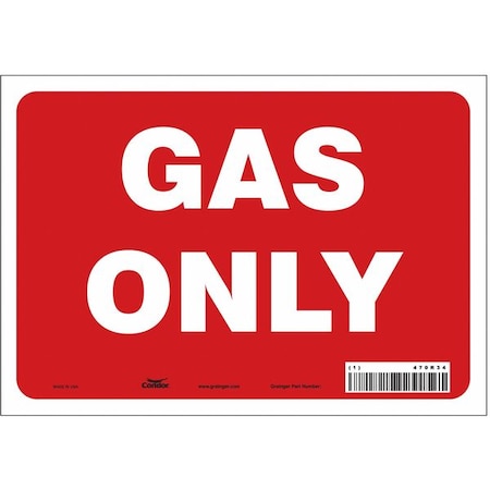 Safety Sign, 7 in Height, 10 in Width, Vinyl, Vertical Rectangle, English, 470R34 MPN:470R34