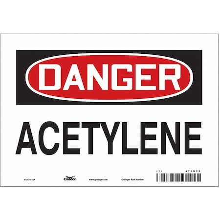 Safety Sign, 7 in Height, 10 in Width, Vinyl, Vertical Rectangle, English, 470R56 MPN:470R56