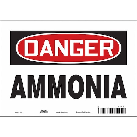 Safety Sign, 7 in Height, 10 in Width, Vinyl, Vertical Rectangle, English, 470R98 MPN:470R98