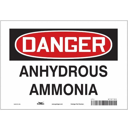 Safety Sign, 7 in Height, 10 in Width, Vinyl, Vertical Rectangle, English, 470T05 MPN:470T05