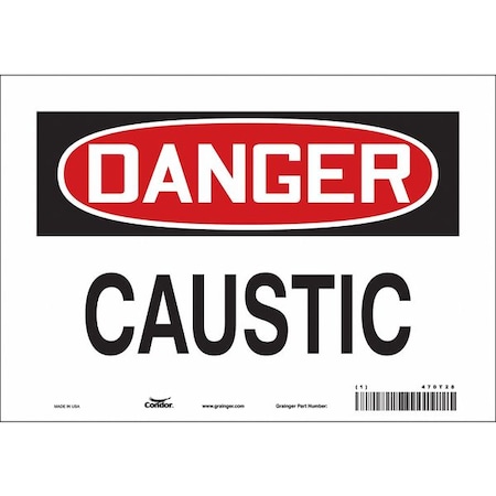 Safety Sign, 7 in Height, 10 in Width, Vinyl, Vertical Rectangle, English, 470T28 MPN:470T28
