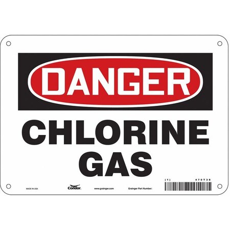 Safety Sign, 7 in Height, 10 in Width, Aluminum, Vertical Rectangle, English, 470T38 MPN:470T38