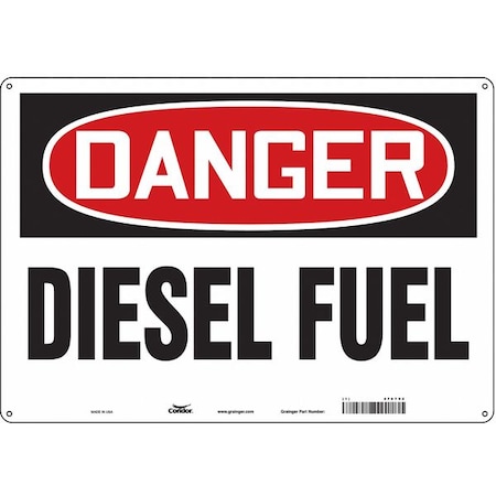 Safety Sign, 14 in H, 20 in W, Horizontal Rectangle, English, 470T92 MPN:470T92